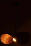 lampa sufitowa ribbon gold z metalu złota duża