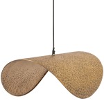 lampa sufitowa ribbon gold z metalu złota duża