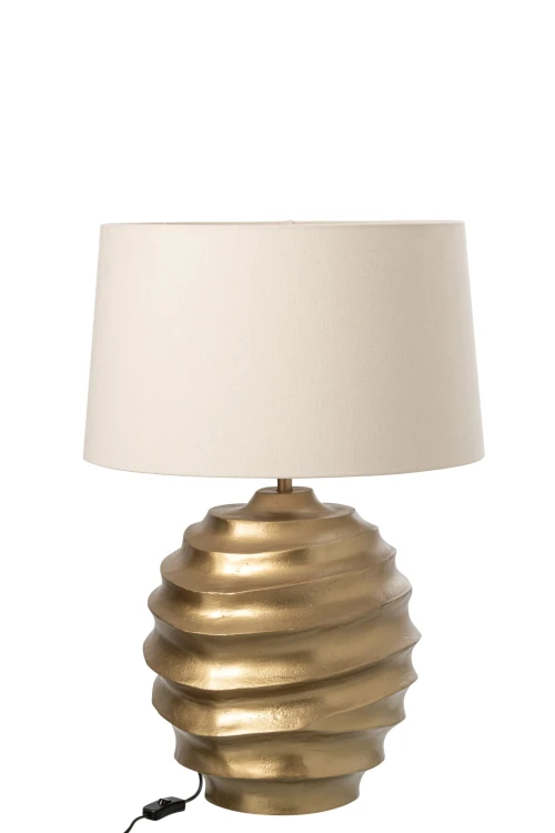 lampa stołowa twist gold