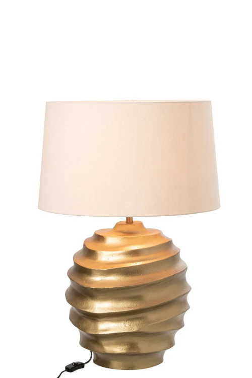 lampa stołowa twist gold