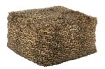puf leopard w panterkę brązowa