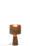 lampa stołowa leopard w cętki mała
