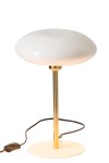 lampka stołowa metalowa biała