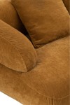 sofa modułowa 4 osobowa musztardowa żółta