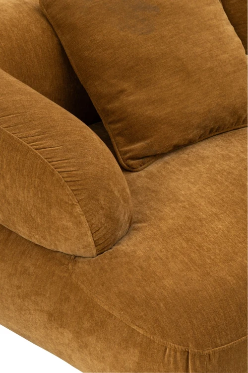 sofa modułowa 4 osobowa musztardowa żółta