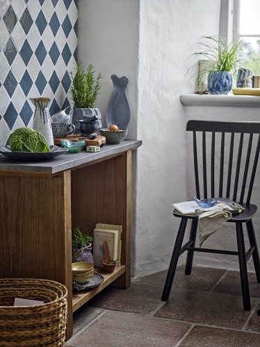 krzesło Mill z drewna czarne bloomingville