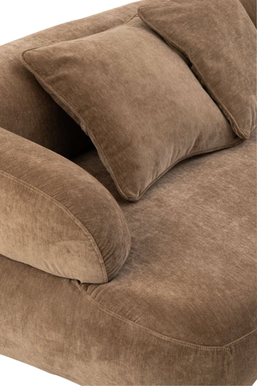 sofa modułowa Amber w kolorze brązowo szarym