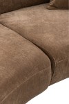 sofa modułowa Amber w kolorze brązowo szarym