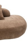 sofa modułowa Amber w kolorze brązowo szarym