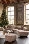 sofa modułowa Amber w kolorze brązowo szarym