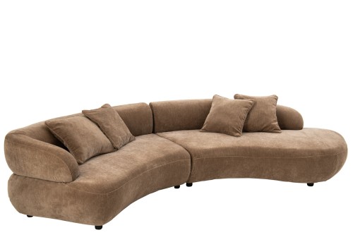 sofa modułowa Amber w kolorze taupe