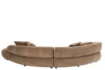 sofa modułowa Amber w kolorze brązowo szarym