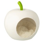 kosz dla kota apple jabłko biały