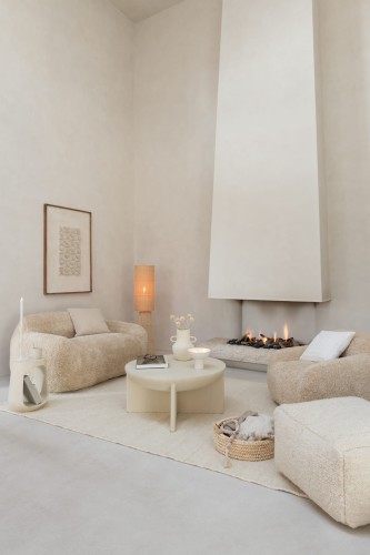 Sofa Shearl Cream owieczka J-Line