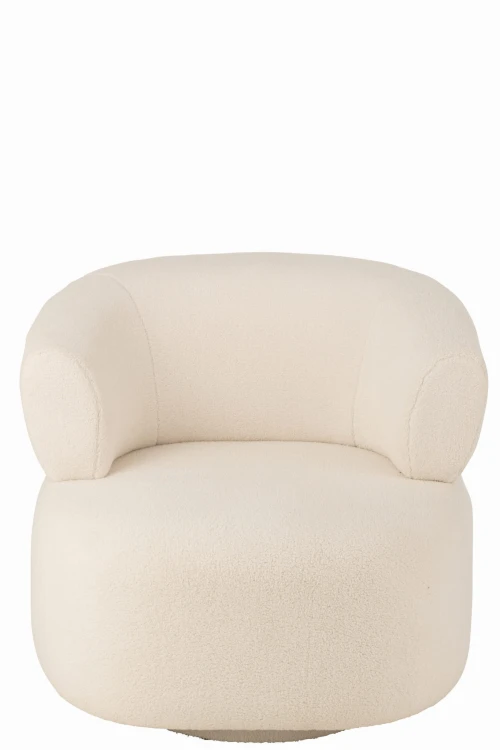 Fotel Lounge Universe biały - J-Line