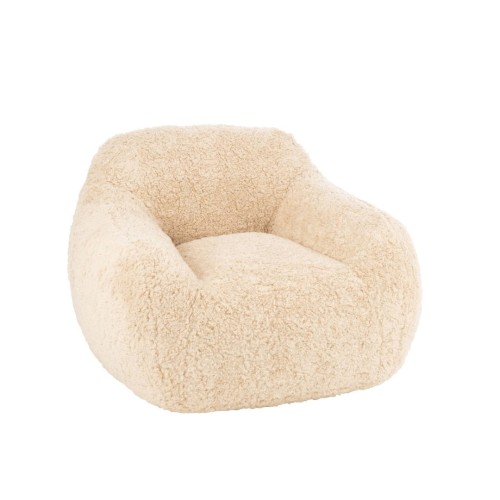 Fotel Shearl cream puszysty J-Line