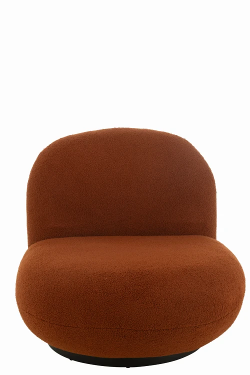 Fotel lounge Snow Wood orange J-Line