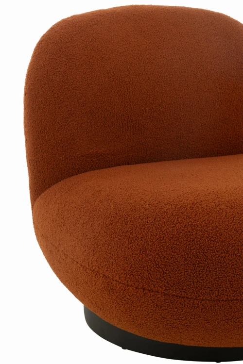 Fotel lounge Snow Wood orange J-Line