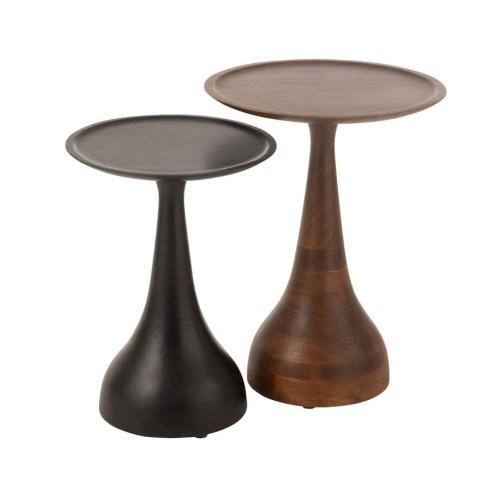 Stoliki boczne Paro Mango Wood zestaw 2 J-Line