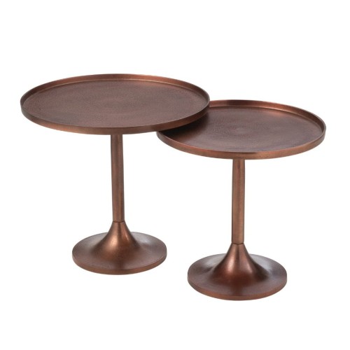 Stoliki aluminium bronze zestaw 2 - J-Line