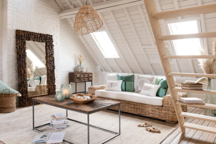 sofa rattan natura 3-osobowa j-line