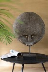 stoliki round teak black zestaw 4 j-line