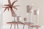 stolik boczny metalowy rosa old pink j-line