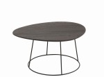 stolik boczny oval wood brown medium j-line