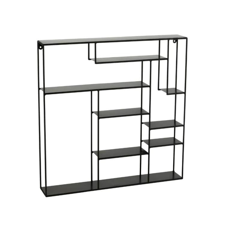 półka ścienna maranta metal czarna j-line