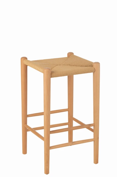 krzesło barowe orient wood natural j-line