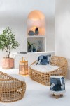 fotel lise rattan naturalny j-line