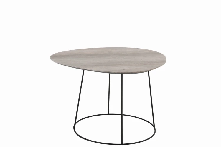 stolik kawowy oval grey j-line