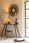 konsola oval teak black j-line