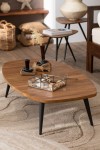 stolik kawowy teak natural j-line