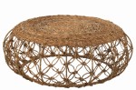 stolik kawowy z naturalnego rattanu j-line
