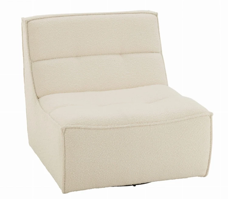 fotel obrotowy popwood kremowy - j-line