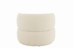 fotel obrotowy swivel round cream j-line