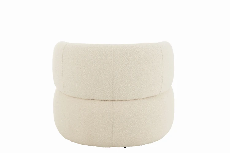 fotel obrotowy swivel round cream j-line