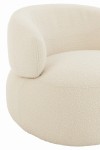 fotel obrotowy swivel round cream j-line