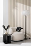 fotel obrotowy swivel round cream j-line