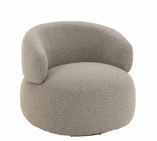 fotel obrotowy swivel round taupe j-line