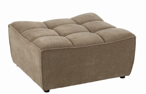 pufa podnóżek ottoman w kolorze ciemnym taupe