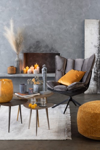 fotel relax dark grey j-line