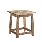 stołek drewniany taboret rustic madam stoltz