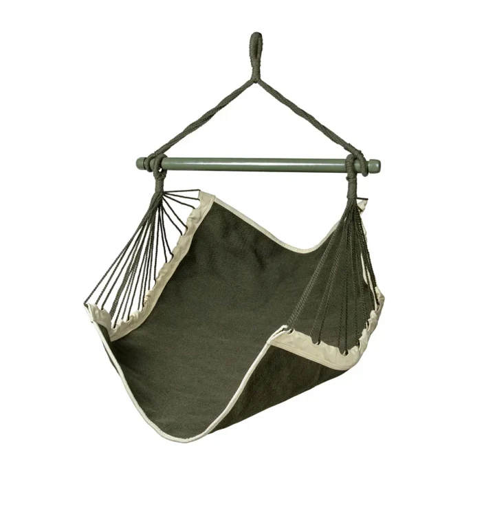 fotel wiszący paloma green broste copenhagen.webp