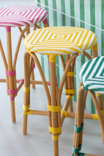 stołek barowy yellow white j-line.jpg