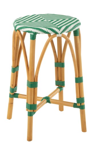 hoker stołek barowy forest green j-line1.jpg