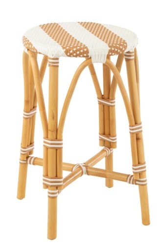 hoker stołek barowy beige white j-line.jpg