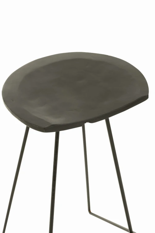 stołek barowy czarny drewno metal j-line9.jpg