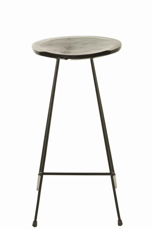 stołek barowy czarny drewno metal j-line5.jpg